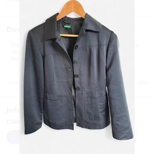 United Colors Of Benetton Black Jacket